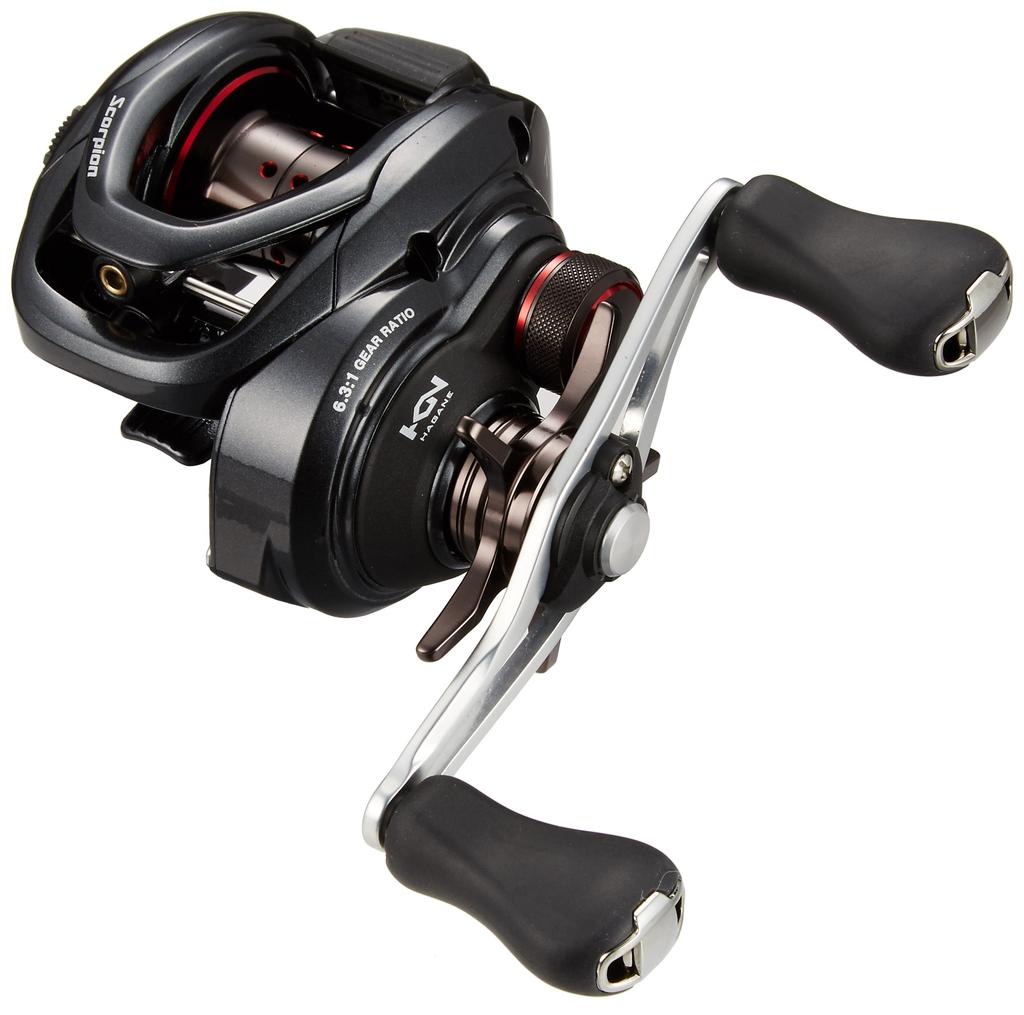 SHIMANO Катушка для приманки Double Axis 16 Scorpion 71 с левой ручкой для ловли окуня, совместимая с легкими приманками