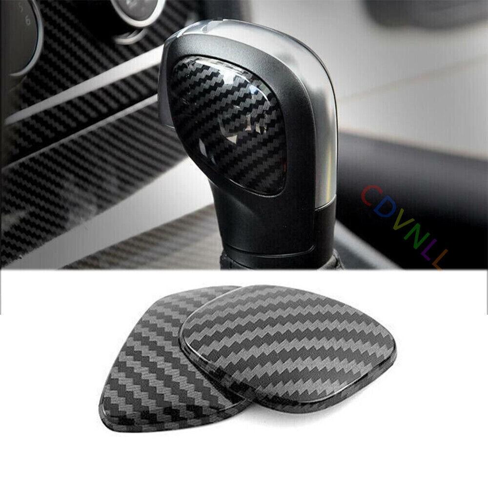 Inner Gear Shift Knob Head Cover Trim For VW Golf MK7 MK7.5 14-2019 Carbon Fiber
