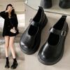 Fashion Mary Jane Shoes Women's 2024 Retro Flat Heel Women's Shoes Soft and Comfortable Shoes Fashionable and Versatile