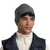 Buff Merino Fleece Hat Beanie, Unisex grey Cap