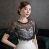 Ажурные накидки с вырезами Ретро Поддельный воротник Легкая кружевная шаль Пончо Пляжные