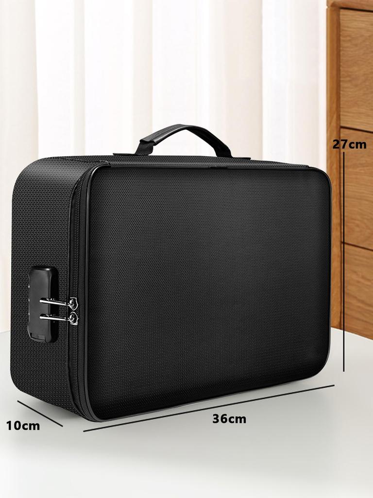 GoldenRiver Огнестойкий, огнестойкий, ручной, огнестойкий, запираемый, большой, ценный, огнестойкий, пароль, важные документы, классификация бедствий, сумка, кейс,