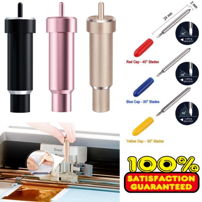 Горячие лезвия для Cricut Explore 3/Air 2/Air/One/ Cricut Maker 3/Maker Прочный корпус 30/45/60 градусов Лезвия плоттера Cricut Cutting