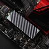 M.2 NVMe SSD Heat Sink 2280 Solid State Drive Aluminum Heatsink with Thermal Silicone Pad Desktop PC Cooling Accessories