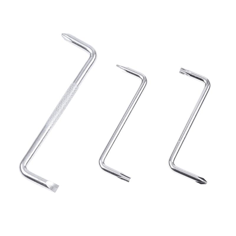 (Pack of 3) Screwdriver Set 3 Pieces ZType Double Head Offset Screwdriver,T20/T25/Cross Wrench Cross Screwdriver