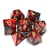 D8 D10 D12 D20 7pcs/Set Playing Games Acrylic Dice Mixed Color Dice Polyhedral Dice Double-Colors