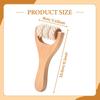 Handheld Body Massage Roller Manual Wooden Tool Portable Rolling Design Multipurpose