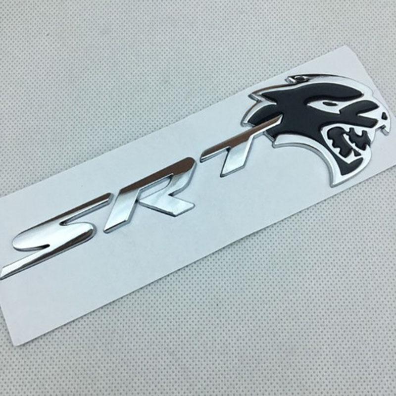 1718 Dodge Challenger Charger Srt Hellcat 3d Alloy Emblem Badge With Self Adhesive