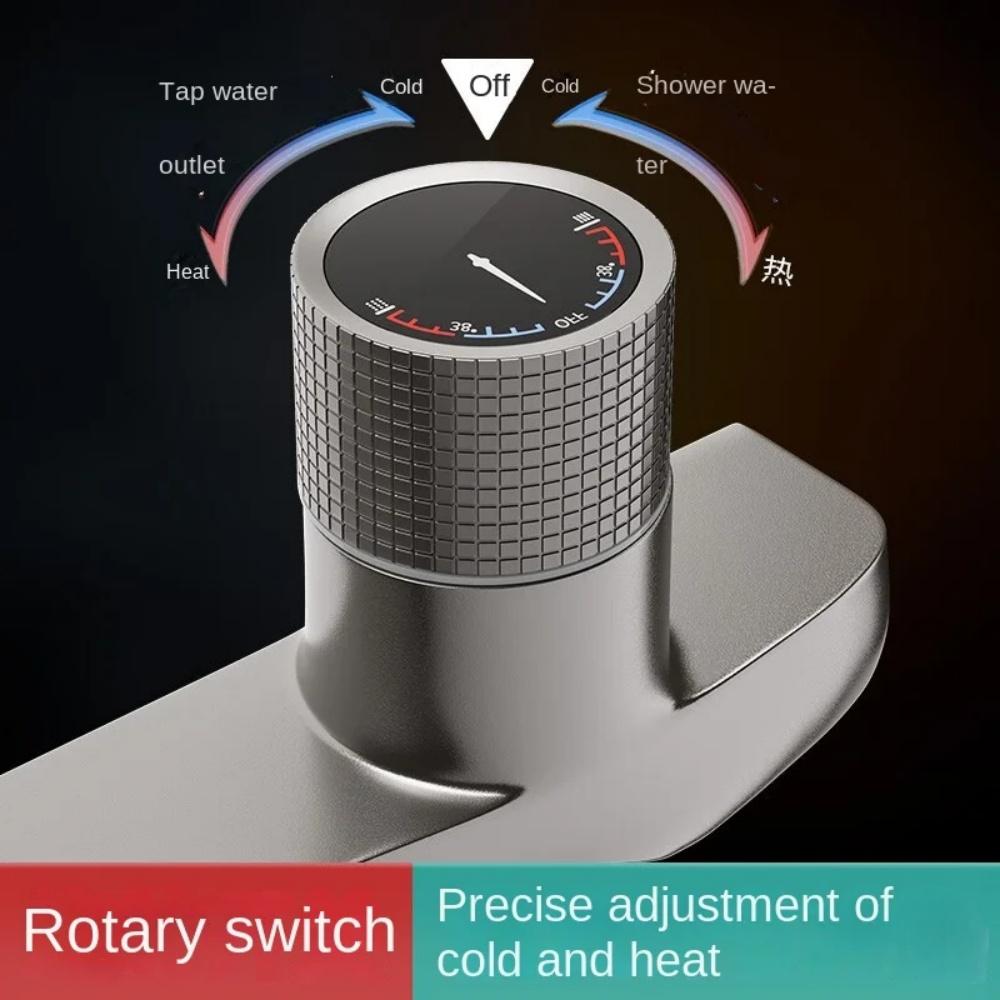 Настенный смеситель для ванны с душевой лейкой, латунный, хромированный, настенный, для ванной комнаты, душевой смеситель, комплект душевой системы, смеситель горячей и холодной воды