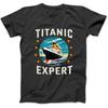 Титаник Эксперт Смешной RMS Titanic День Рождения Мерч Дети Мальчики Футболка, Свитшот, Худи для Мужчин Женщин Детей Сделано в Канаде Черный