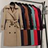 New Autumn Women's Clothing Niche Design Medium and Long Korean Style Chic Suit Trench Coat Coat