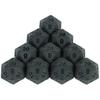 Deep Black Dice D4 D6 D8 D10 D12 D20 10PCS Plastic for Board Game Entertainment