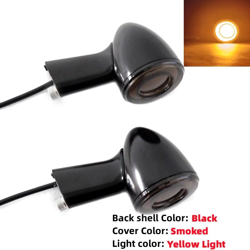 2Pcs LED Motorcycle Turn Signal Light Motorcycle Turn Indicator Running Lamp Fit for Harley Sportster XL883 XL1200