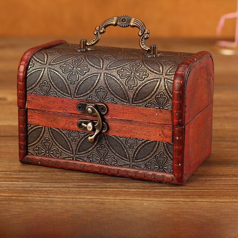 Wooden Chinese Style Storage Box For Accessories And Home Gifts Decorations