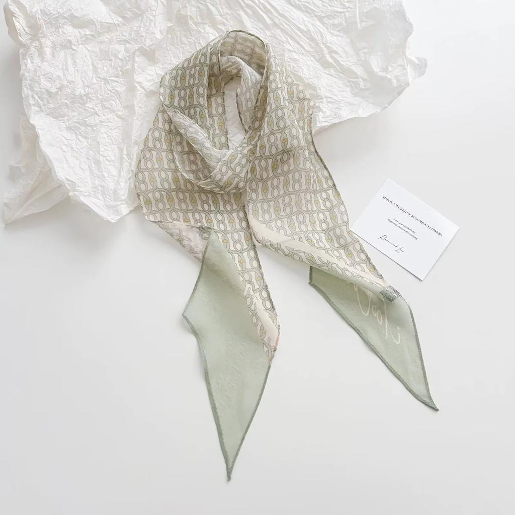 100% Nature Silk Scarf Fashion Women Scarves Shawl Hijab Bandana Kerchief Pashmina Neckerchief Foulard Female Echarpe 10*150cm