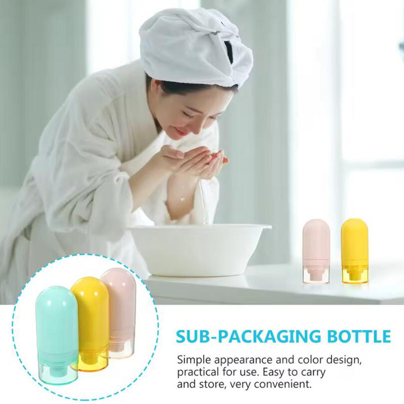 50 мл 3 шт. Пластиковая перевернутая упаковка для косметики по уходу за кожей пустая бутылка крем для лица лосьон безвоздушный распылитель флакон