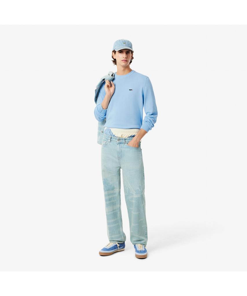 Мужской праздничный джемпер LACOSTE с круглым вырезом Croc Ah5415-55N Hbp