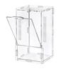 Acrylic Jumping Spider Enclosure Escape Proof Buckle Lock Ventilated Transparent Reptile Tank