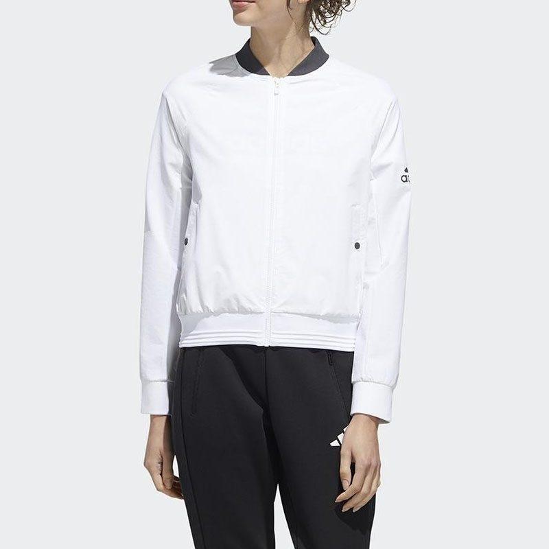 adidas Куртки Унисекс Белый Воротник-стойка Средняя Другое FM9314