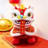 Colorful Sequined Lion Dance Plush Doll Lion Dance Chinese New Year Gift  Birthday Gift