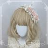 Оригинальная Ручная Работа Ленточная Роза Повязка на Голову Kc Lolita Жемчужные Повязки Элегантные и Простые Универсальные Аксессуары для Волос для Женщин