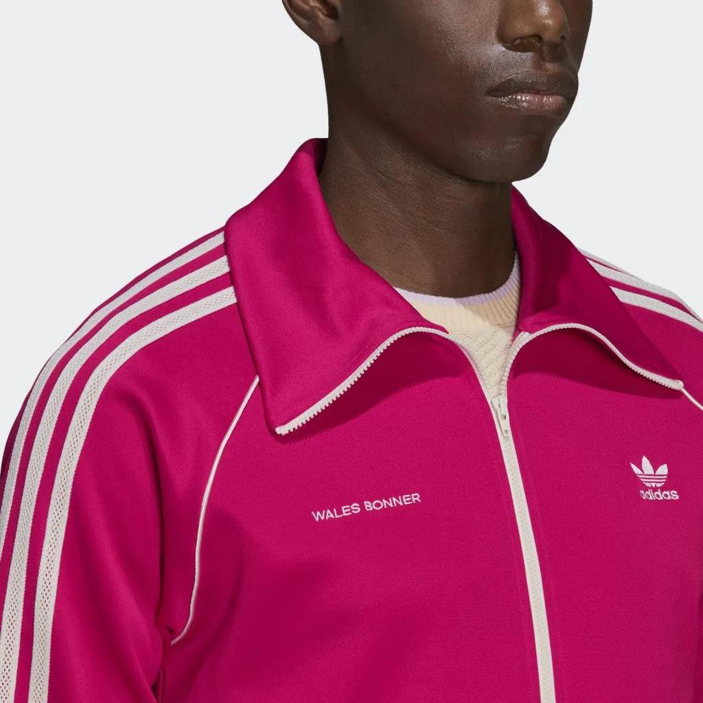 Adidas Спортивная куртка X Wales Bonner 70s Rave Pink, верхняя одежда унисекс H34617