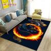 3D Cartoon Dragon Area Rug Large,Carpet Rug for Living Room Bedroom Sofa Doormat Kitchen Decoration,kid Play Non-slip Floor Mat