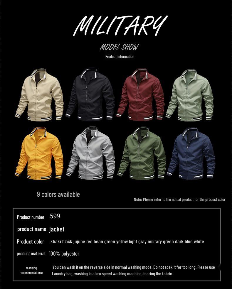 Мужская весенне-осенняя спортивная куртка - Новый трансграничный повседневный дизайн