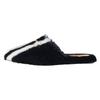 Fabric Open Back Slip On Mules Women Footwear Black White 722442 FAAYJ 1092