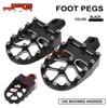 Non-Slip Studded CNC Aluminum Foot Pegs for Harley Motorcycles