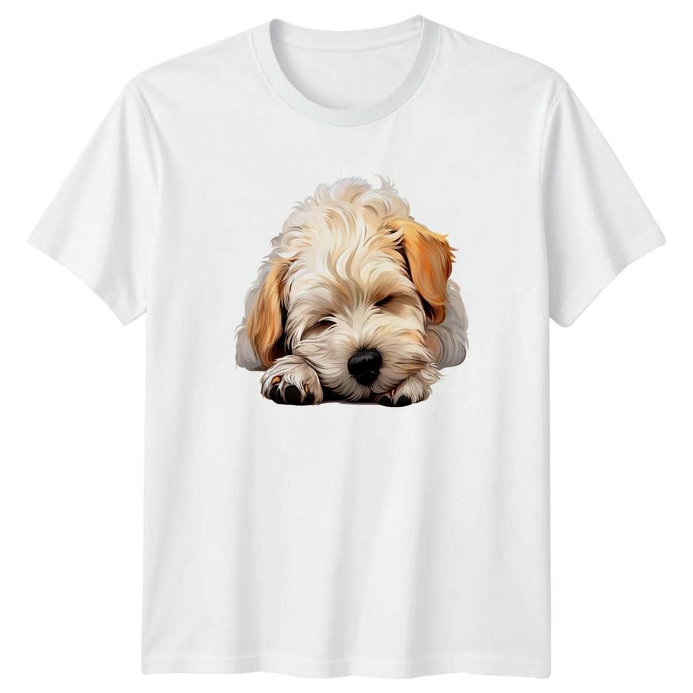 Just A Sleeping Puppy Waiting TShirt Doodle Puppy Dog Pet Owner