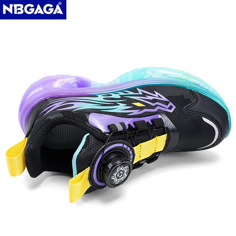 Легкая зимняя детская спортивная обувь с поворотной пряжкой для мальчиков, повседневные кожаные кроссовки для бега, детская теннисная обувь для активного отдыха, нескользящая