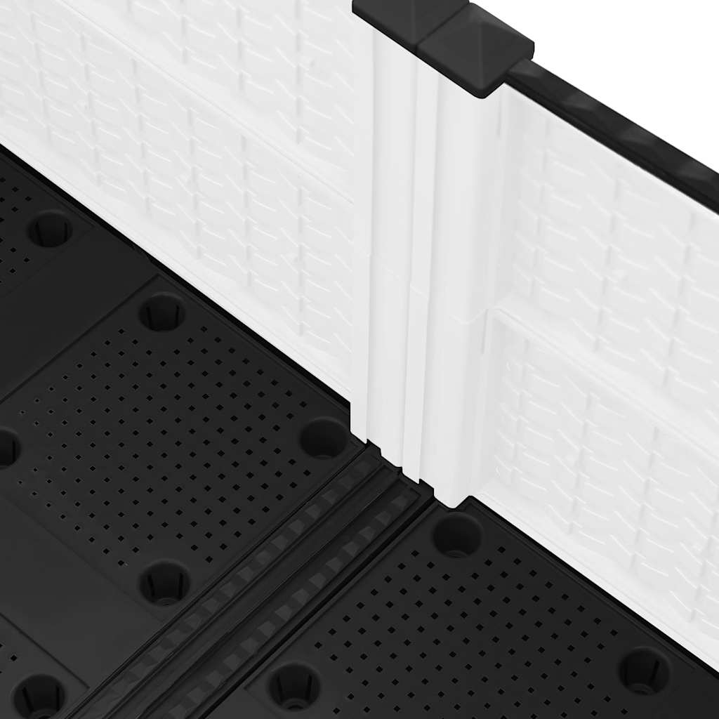 Raised Garden Bed 80 x 80 x 38 cm Polypropylene
