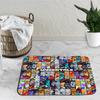 UNDERTALE Sans And Papyrus ковер с мультяшным принтом, декор комнаты, дверной коврик, нескользящий ковер, кавайный ковер, подарок на день рождения
