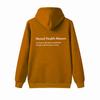 Aesthetic Hoodie with Words On Back Unisex Trendy Hoodies Mental Health Matters Letter Print Hoodie Mental Health Awareness Pullover