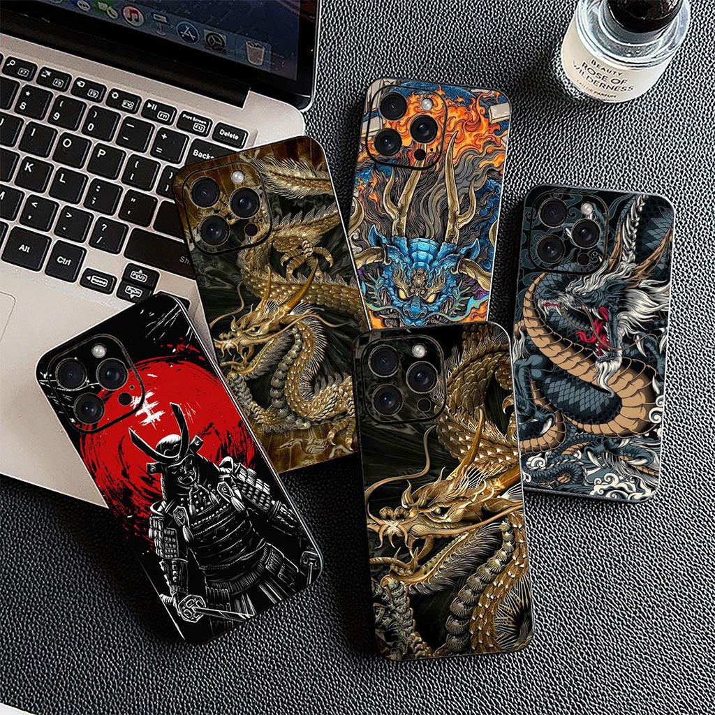 Чехол для телефона Japan Samurai Skeleton Ninja Dragon для Apple iPhone 12 13 Pro Max Mini ProMax X XR Air XS 12Pro 13Pro