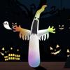 Halloween Giant Ghost Inflatable With Scary Sound Infrared Voice, Tall Spooky