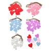 1 Set Wood Slices Including Rope Love Heart Shaped Hand-made Wooden Chips Lovely House Adorn for Party Scrapbooking Photo Album