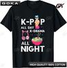 Футболка с забавным принтом Just One More Episode I Promise Корейская дорама K-Pop K-Drama Простая хлопковая женская футболка All-match