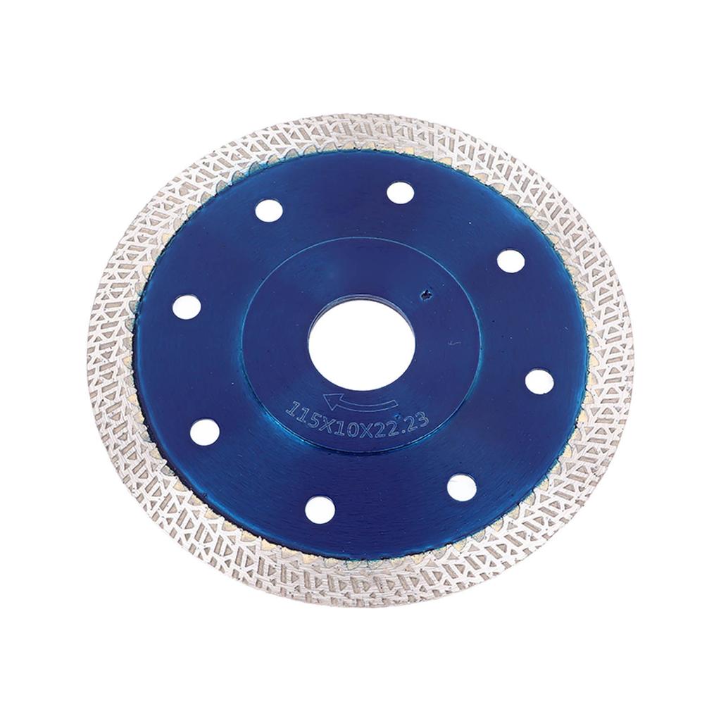 Алмазный пильный диск Круглый волнистый диск Диск для угловой шлифмашины для резки керамической плитки Синий