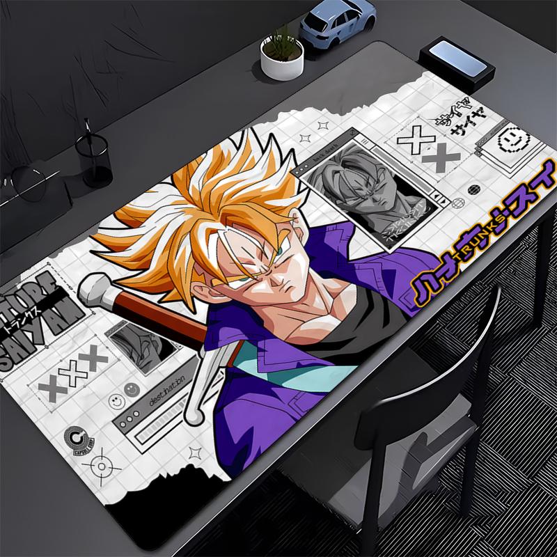 Mouse Pad big Dragon Ball Computer Office Game Table Mats Rubber non-slip Gaming Keyboard coaster Long Desk Pad cartoon Mousepad