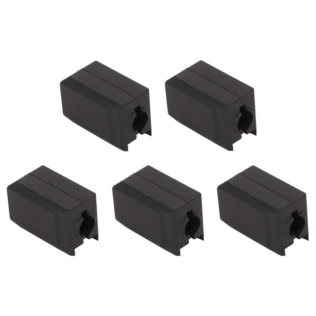 5Pcs Extruder Hotend Cover Black Silicone Anti Stick Stable Heater Block Cover for Bambu Lab X1