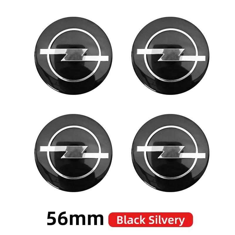 4pcs 3D 56mm 60mm 65mm Car Wheel Hub Centre Cap For Opel Badge Emblem Hub Center Cover Car Logo Sticker Styling Accessories