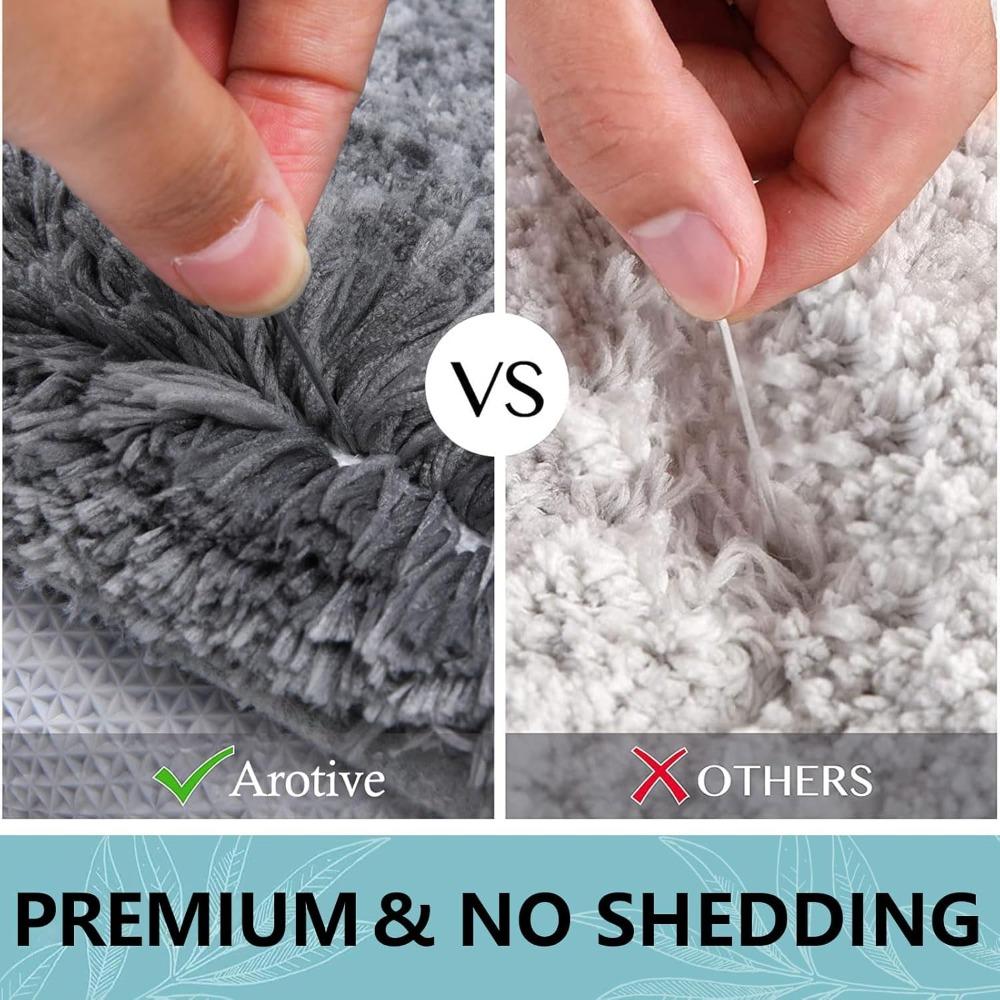 Набор ковриков для ванной 3 штуки, Очень мягкие и впитывающие коврики для ванной, Машинная стирка и сушка ковриков для ванной для ванной комнаты, туалета