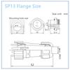 SP13 Водонепроницаемый разъем IP68 2/3/4/5/6/7/9-контактный кабельный разъем Мужской/Женский разъем Гайка/Фланец/Соединительный кабельный проводной разъем