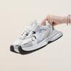 Ins корейская версия новой обуви для папы, девушка 2025 весна студент бег спортивная толстая подошва высота повседневная улица снимок 3802