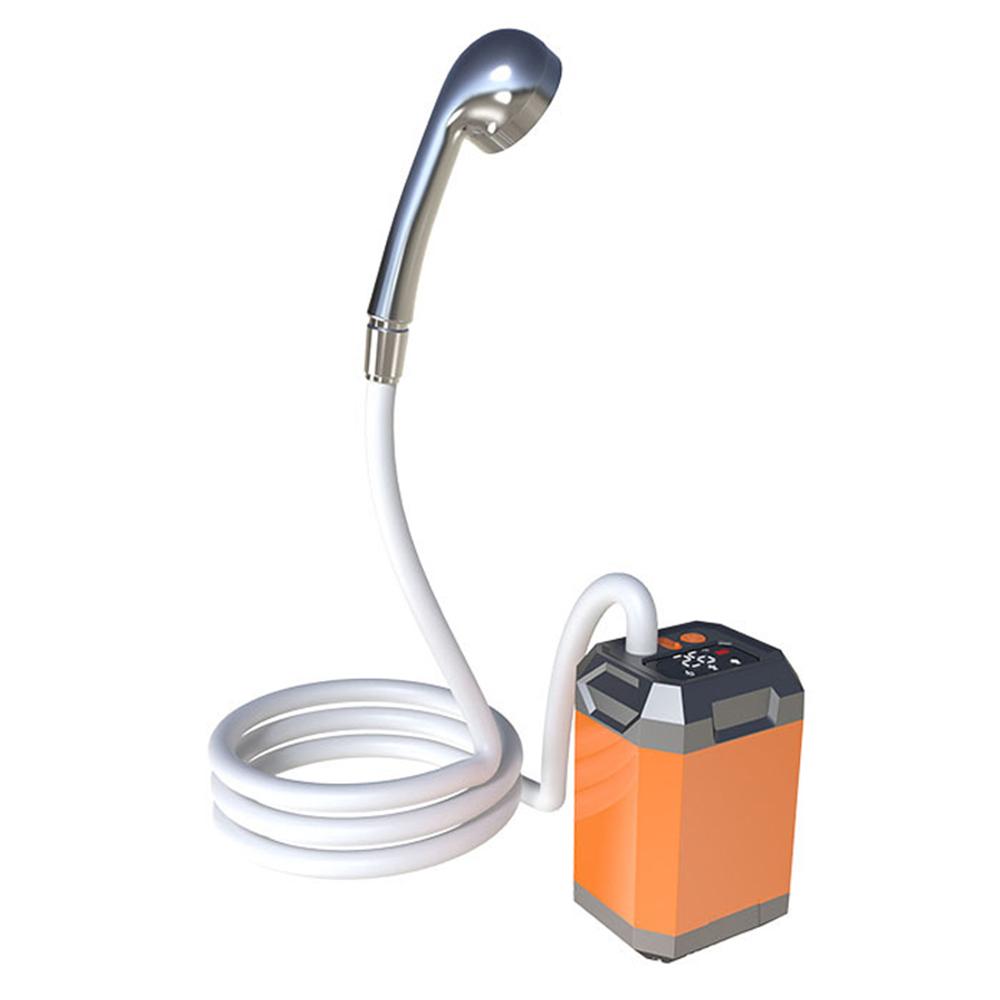 Портативный кемпинговый душ, регулируемый уличный душ с интеллектуальным определением температуры 4500 мАч