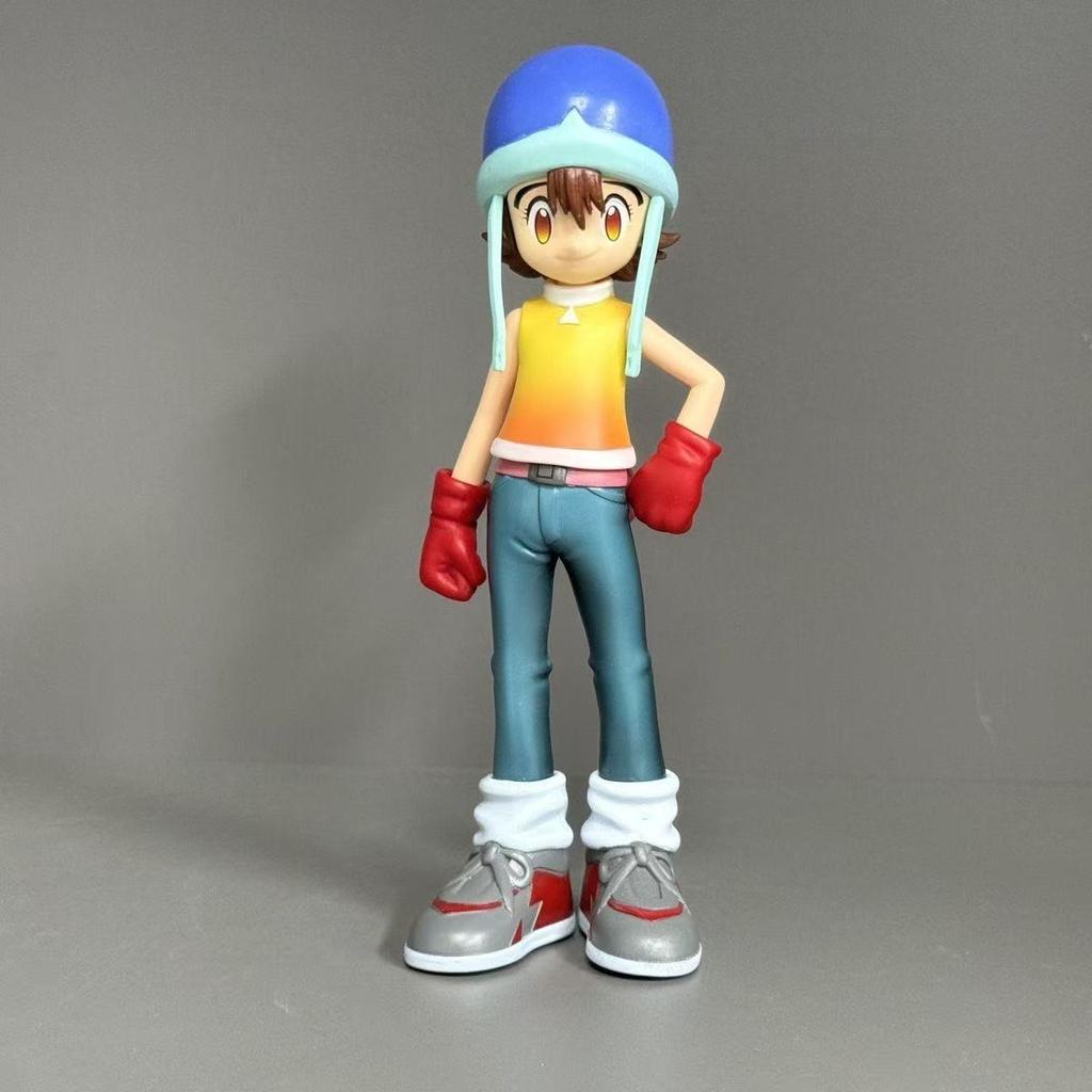 В наличии Новые фигурки Digimon Adventure Сора с Пиёмоном Аниме GK Модель Игрушка Кукла Игрушки Подарки
