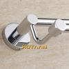 . Chrome Finish Stainless Steel Bathroom Accessory Double Towel Bar Towel Rail Towel Holder 60cm YT-10998
