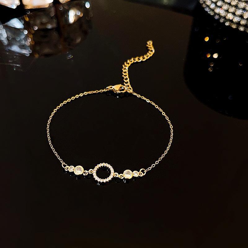 Корейский высококачественный браслет из жемчуга и титановой стали для женщин